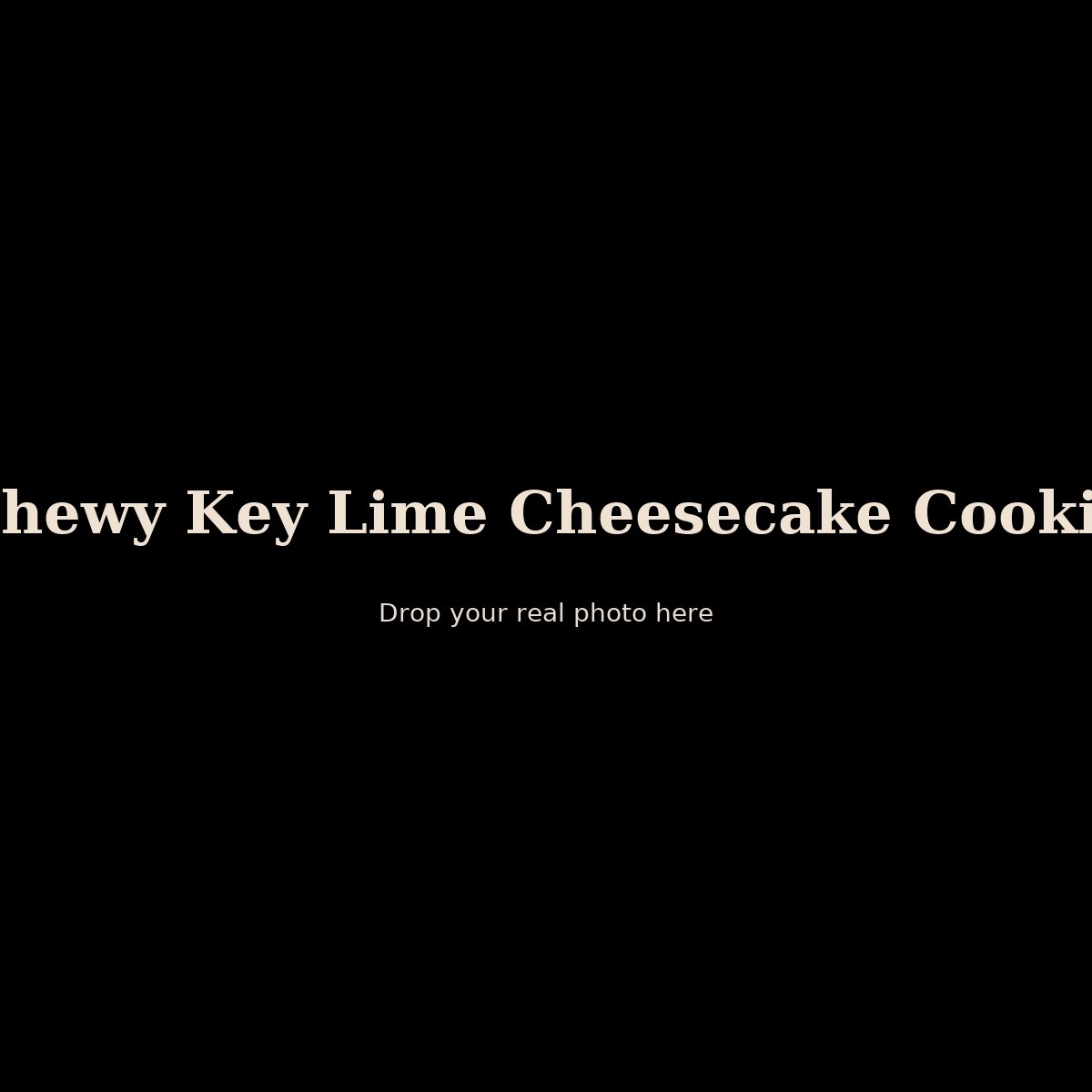 Chewy Key Lime Cheesecake Cookie
